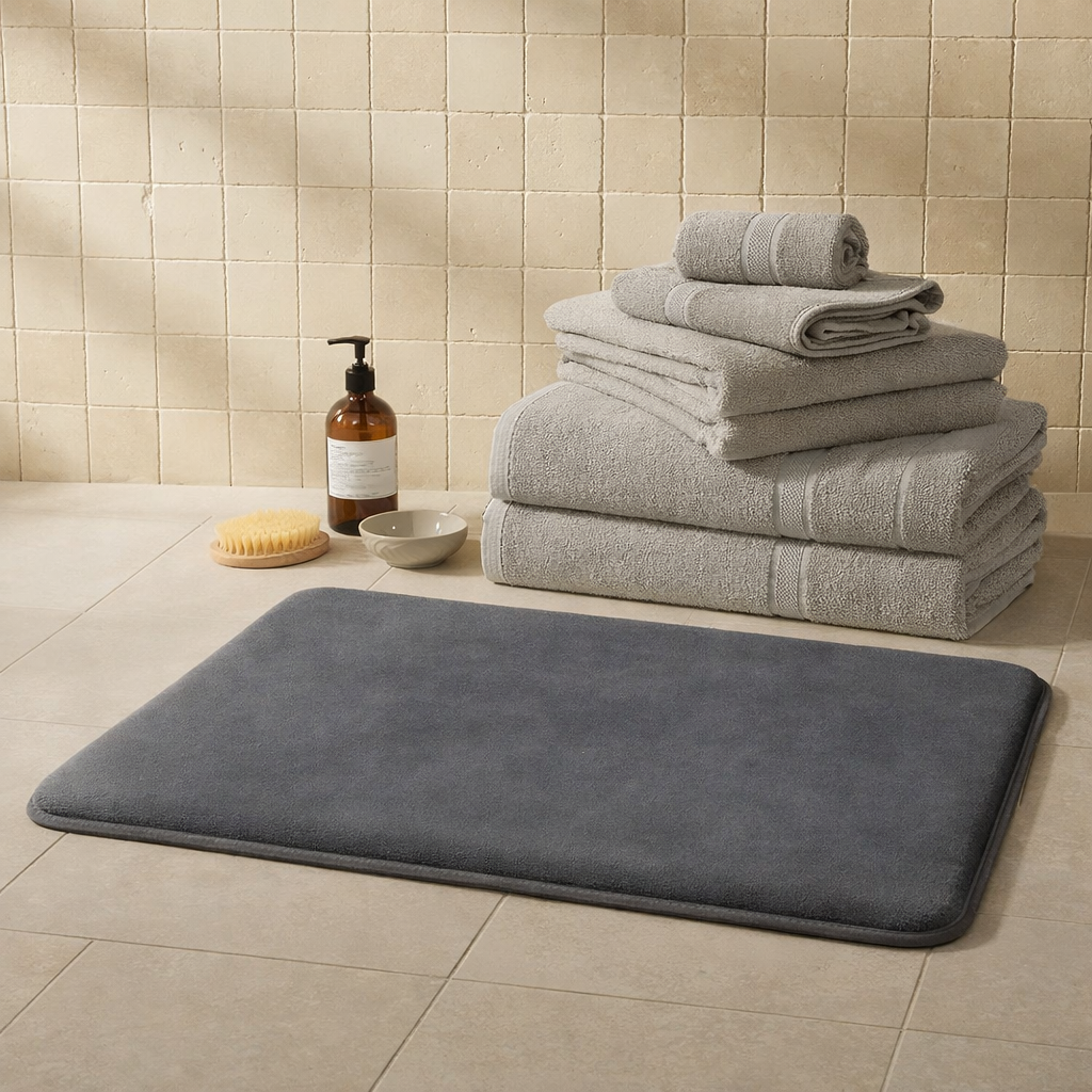 Tapis de bain moelleux