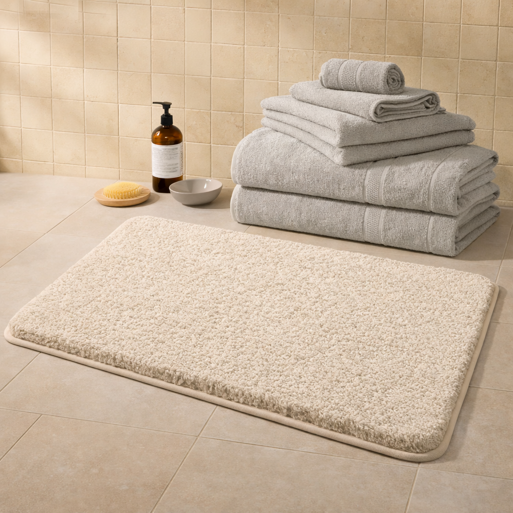 Tapis de bain absorbant en microfibre