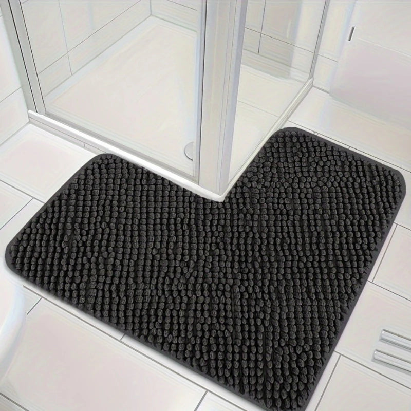 Grand tapis salle de bain chenille