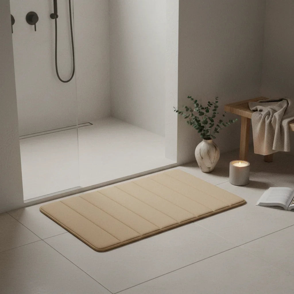 Tapis de bain memoire de forme