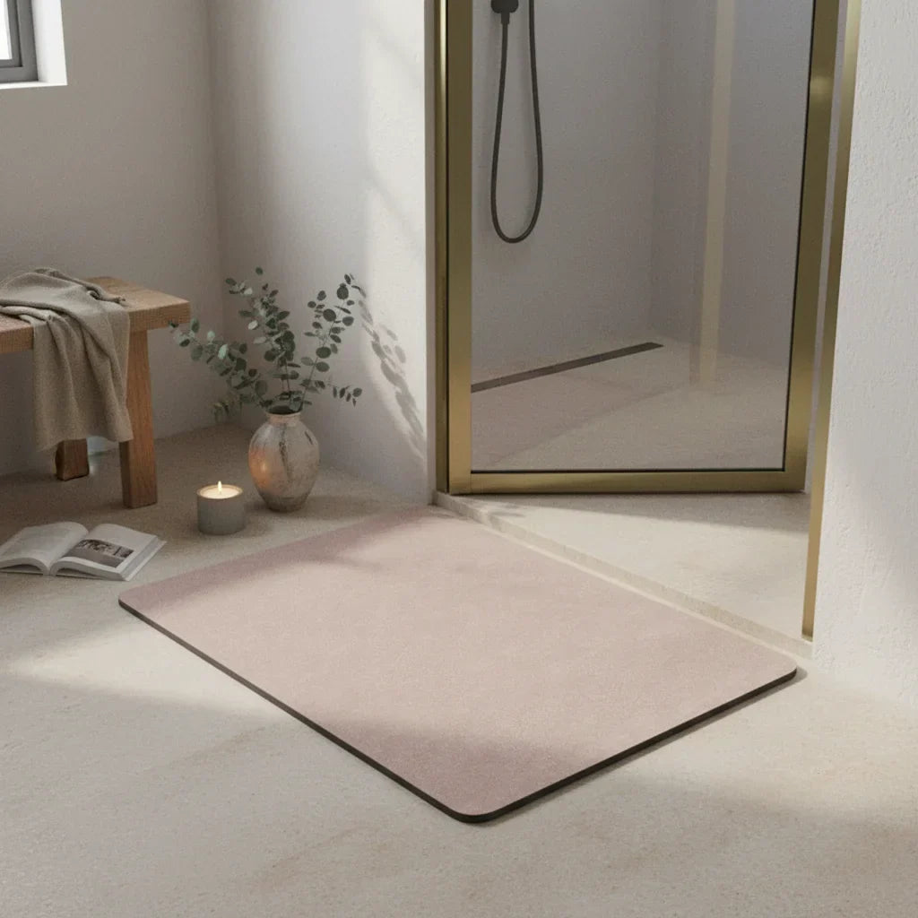 Tapis de bain pour studio ou petit appartement : optimiser l’espace sans négliger le confort