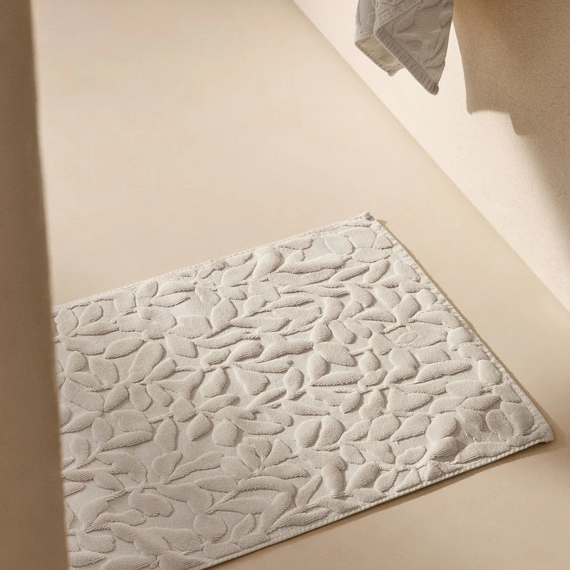 tapis de bain beige