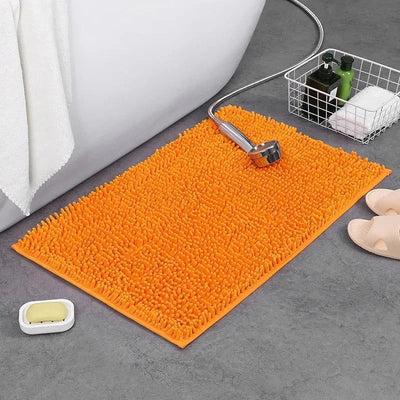 Tapis de bain orange
