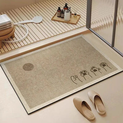 Tapis salle de bain original