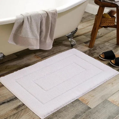 Tapis de bain blanc
