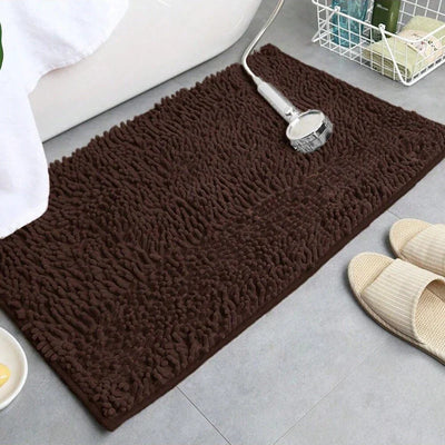 Tapis de bain marron