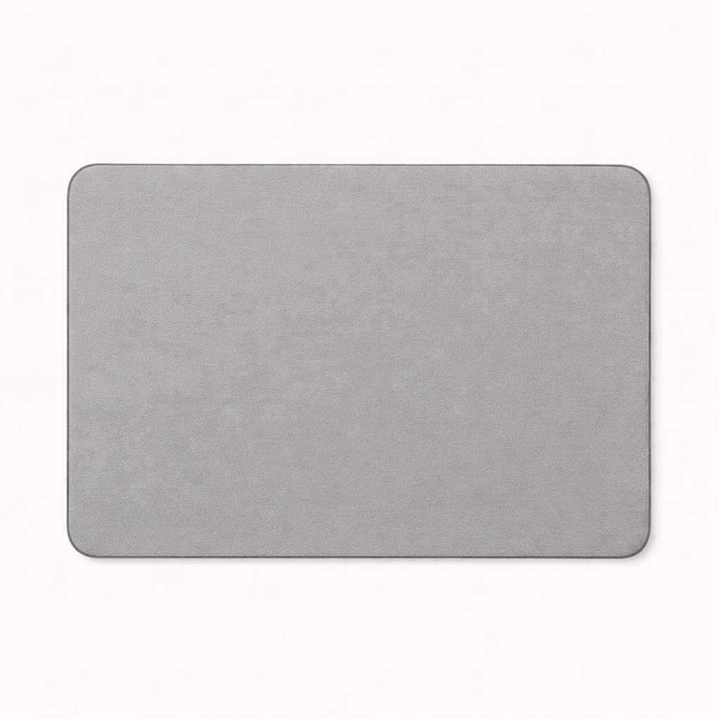 Tapis diatomite gris