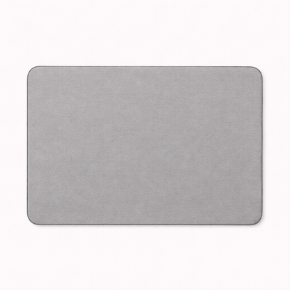 Tapis diatomite gris