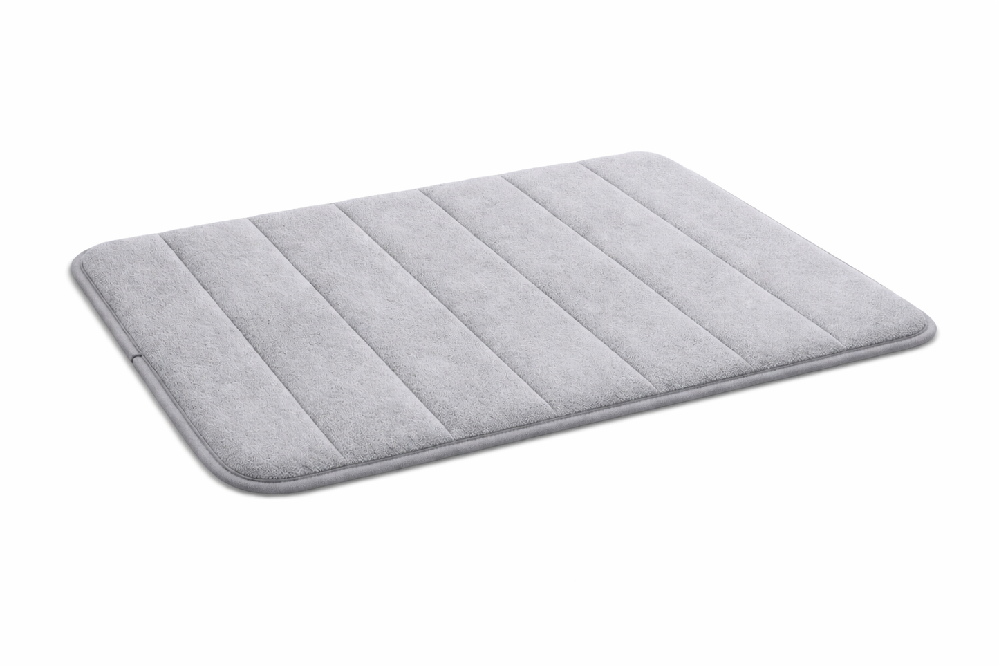 Tapis de bain gris perle