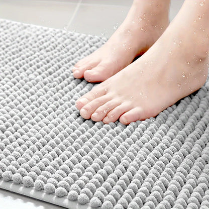 Grand tapis salle de bain chenille