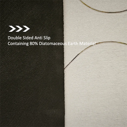 Tapis diatomite anti-glisse