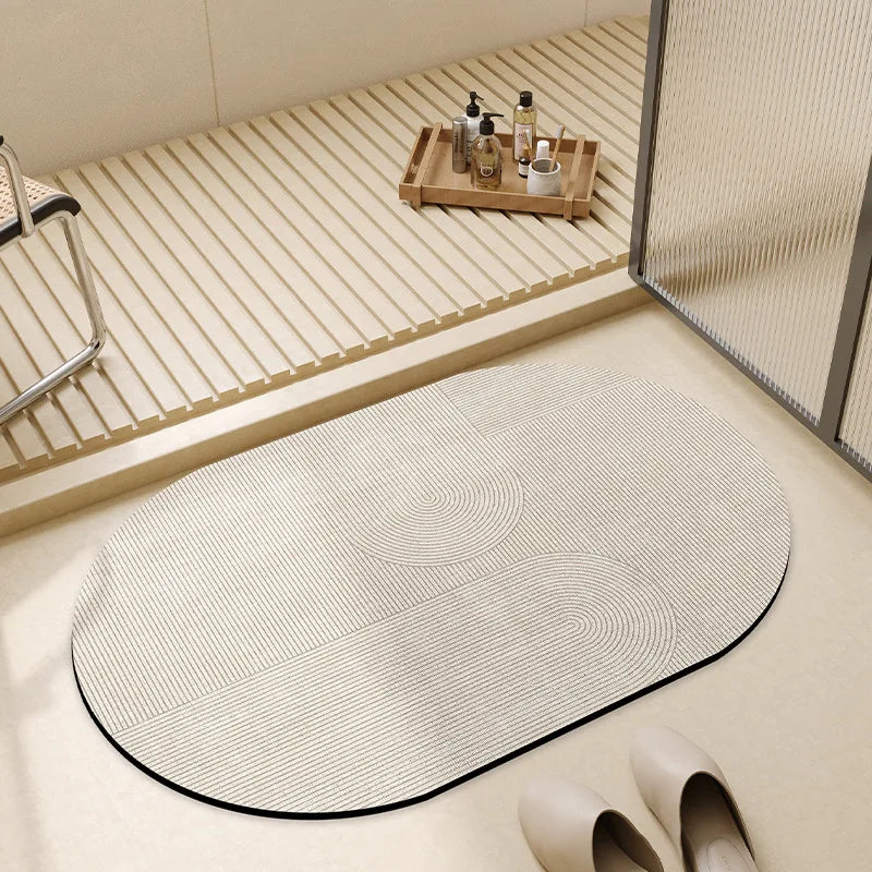 Tapis de bain antidérapant style moderne