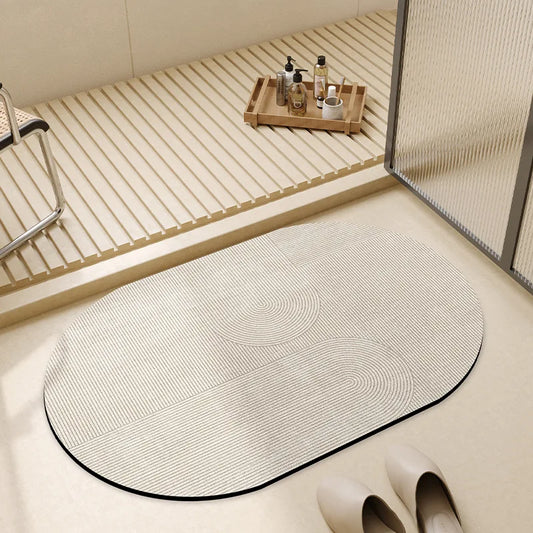 Tapis de bain antidérapant style moderne