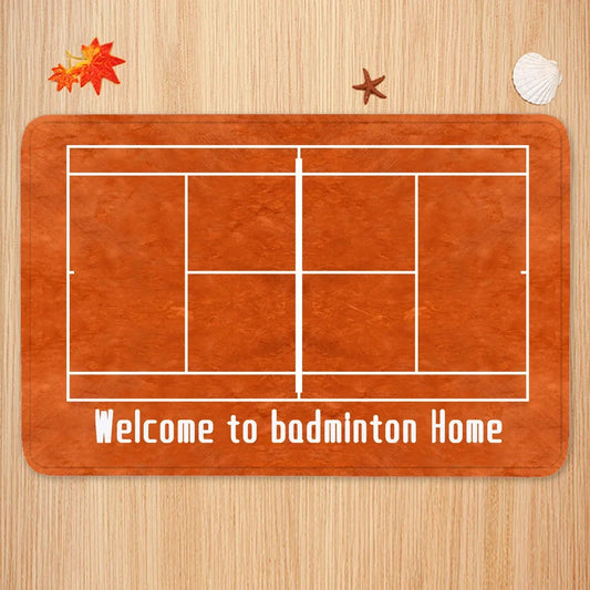 Tapis de bain badminton