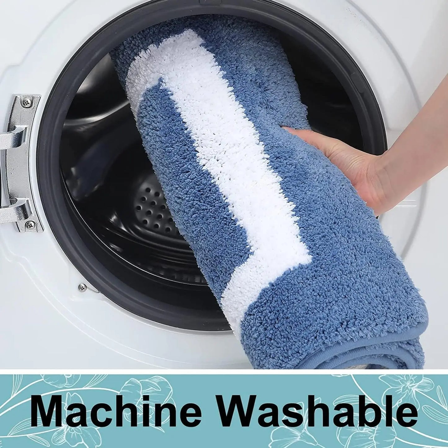 Tapis de bain rouge doux