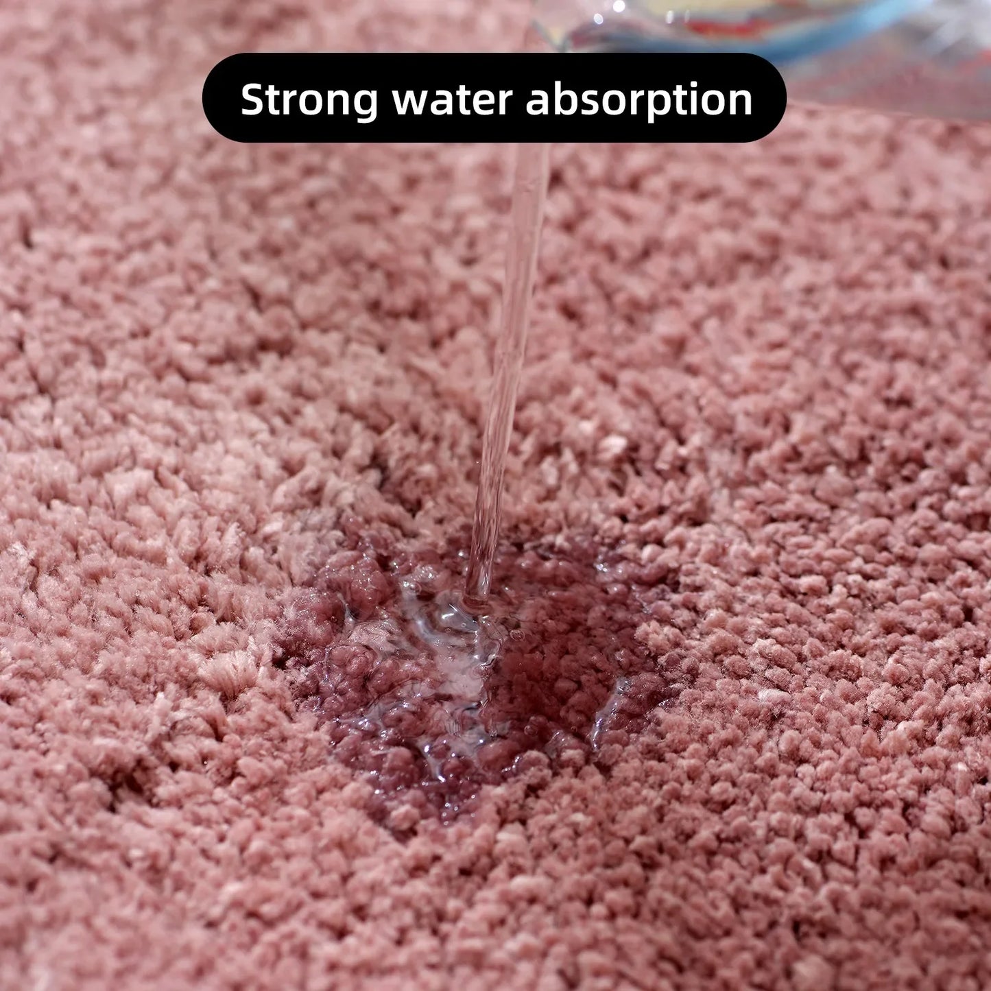 Tapis de baignoire rose