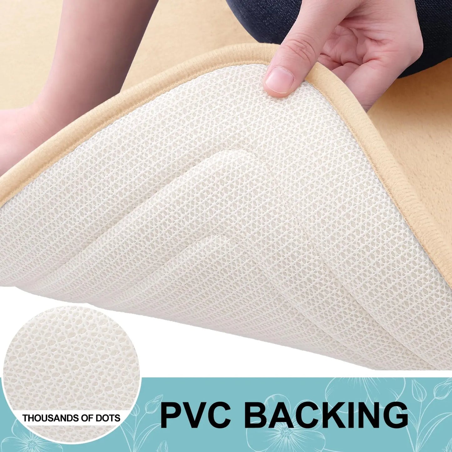 Tapis de bain jaune antidérapant