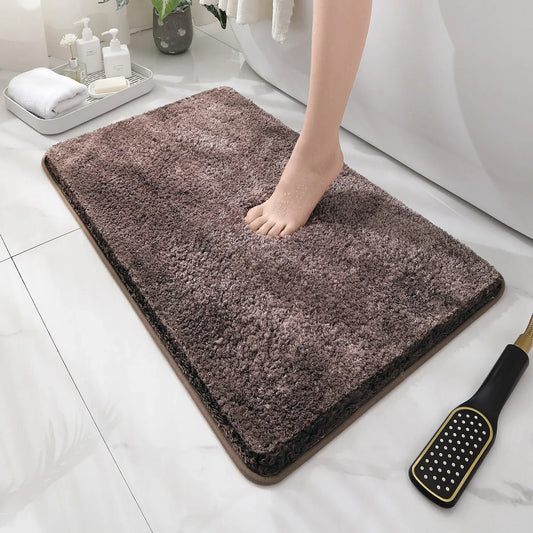 Tapis de baignoire marron