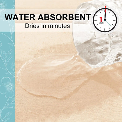 Tapis de bain jaune antidérapant