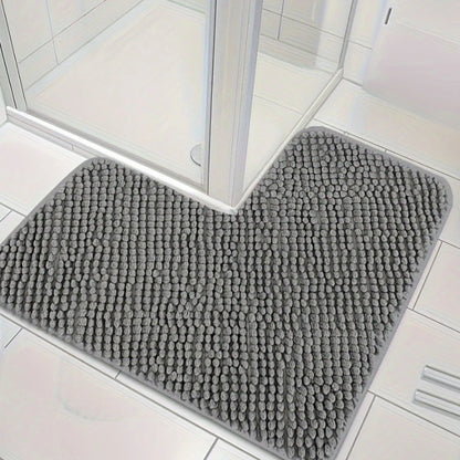 Grand tapis salle de bain chenille