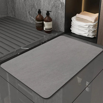Tapis diatomite gris