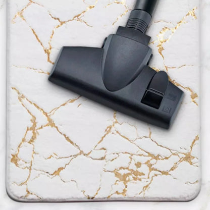 petit tapis de bain ultra moelleux en marbre rose