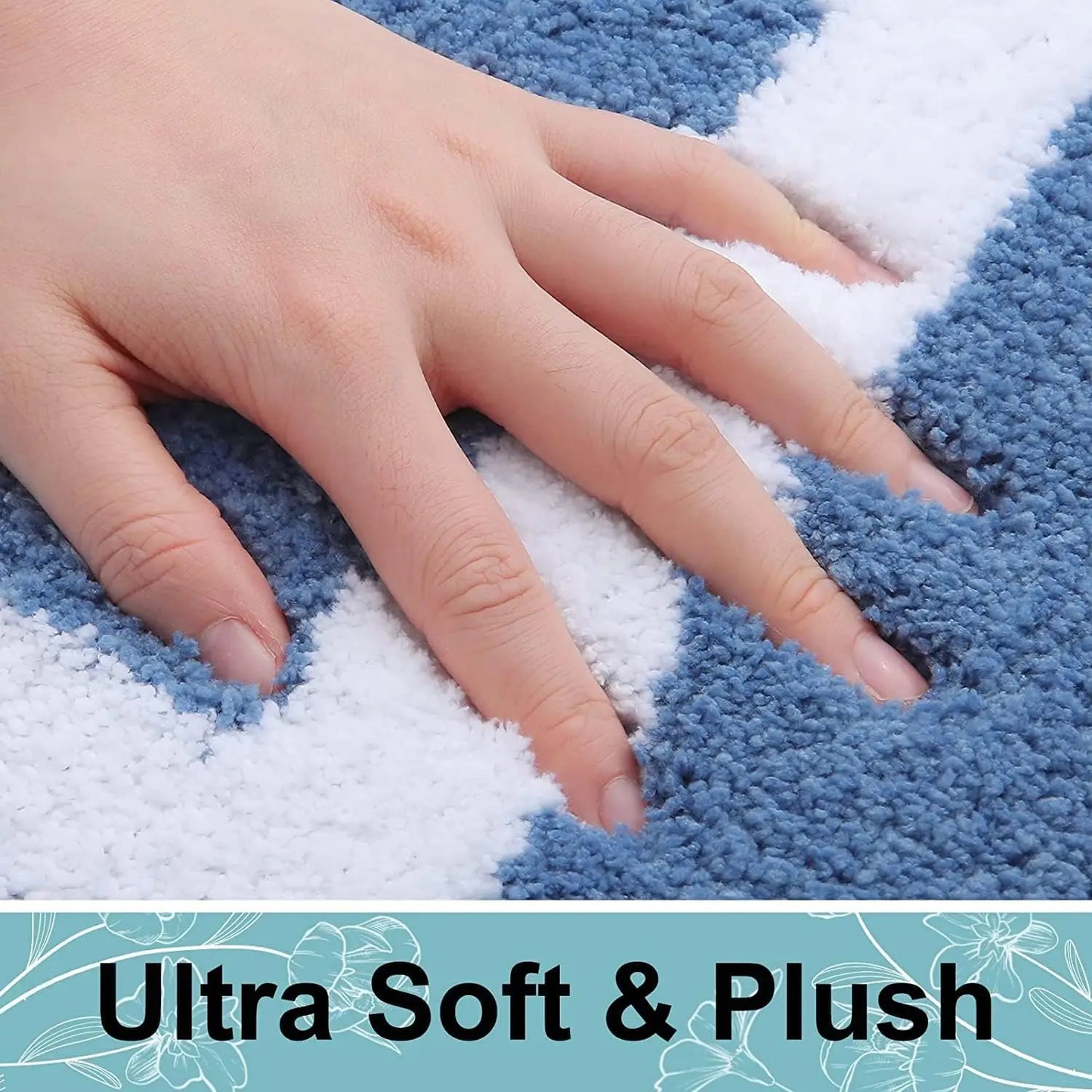 Tapis de bain rouge doux