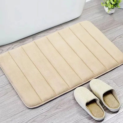 tapis de bain beige