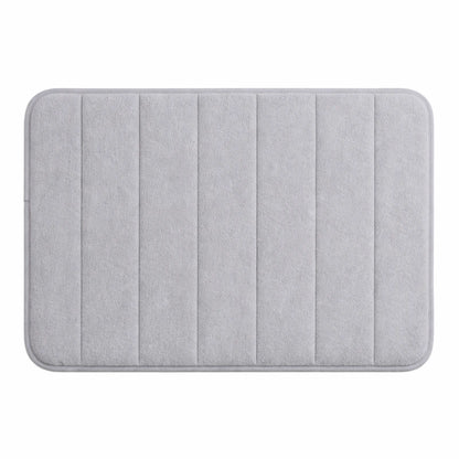 Tapis de bain gris perle