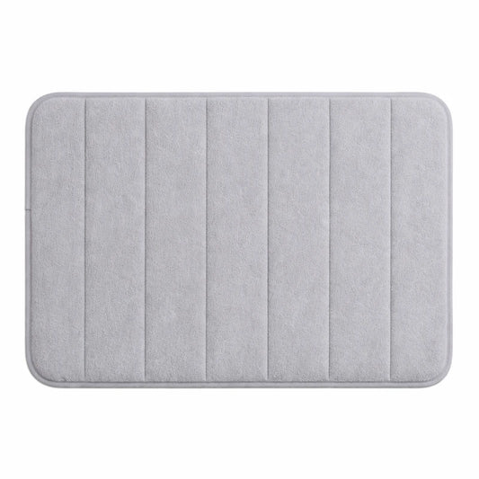 Tapis de bain gris perle