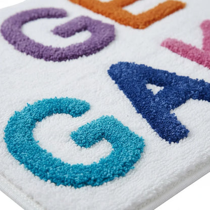 Tapis de bain vintage