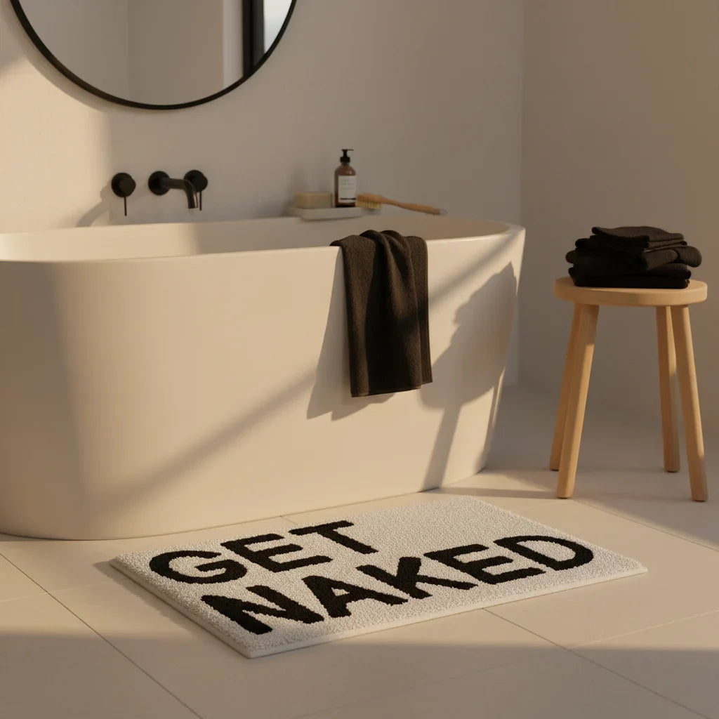 Tapis de bain vintage