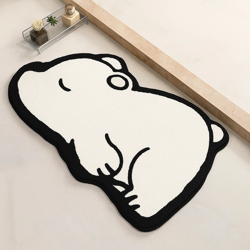 tapis-de-bain-ours-blanc