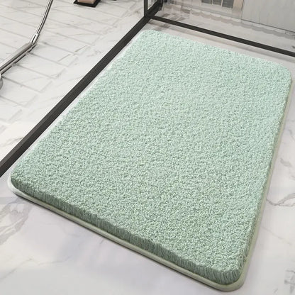 tapis de douche absorbant vert