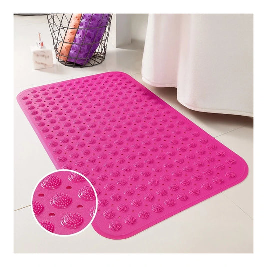 tapis de salle de bain antidérapant rose