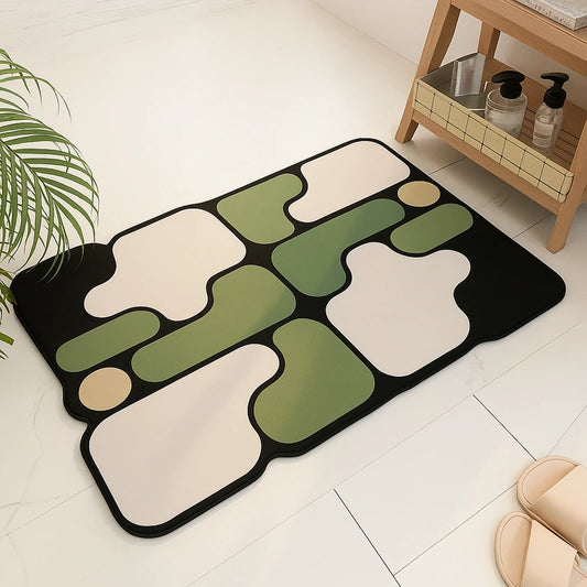 tapis diatomite vert