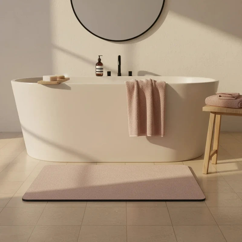 Tapis diatomite beige