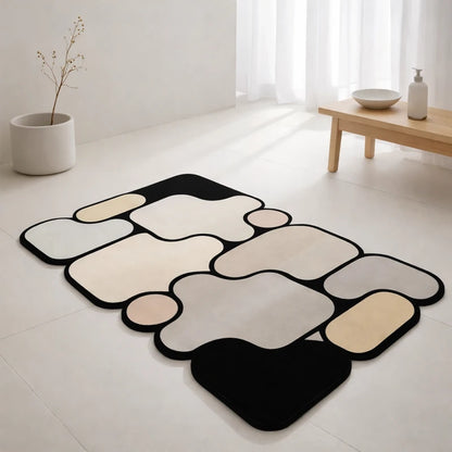 Tapis de bain en diatomite minéral