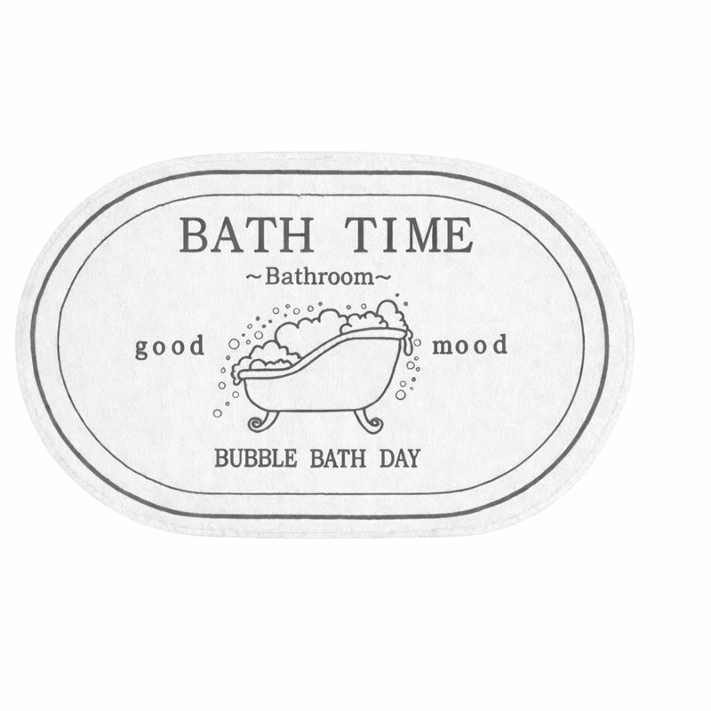 tapis de bain blanc