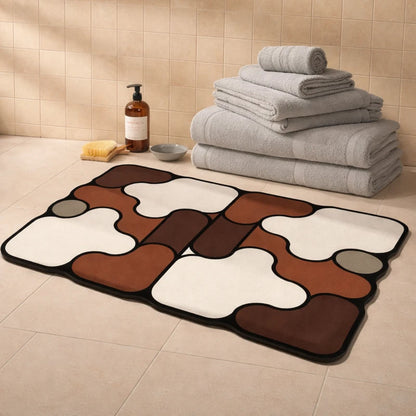 Tapis de bain en diatomite minéral