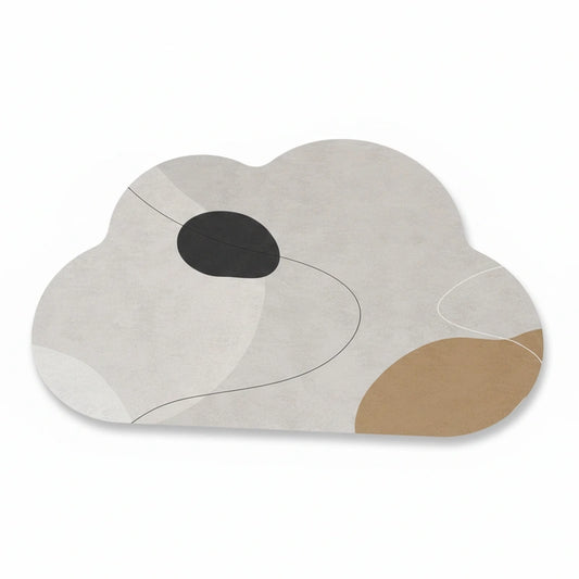 Tapis diatomite anti-glisse beige